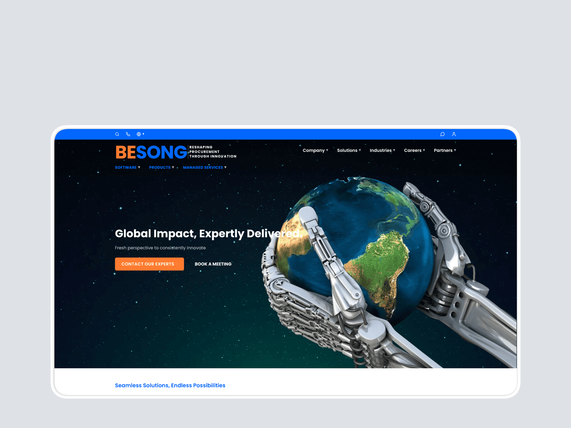 BESong Landing Page
