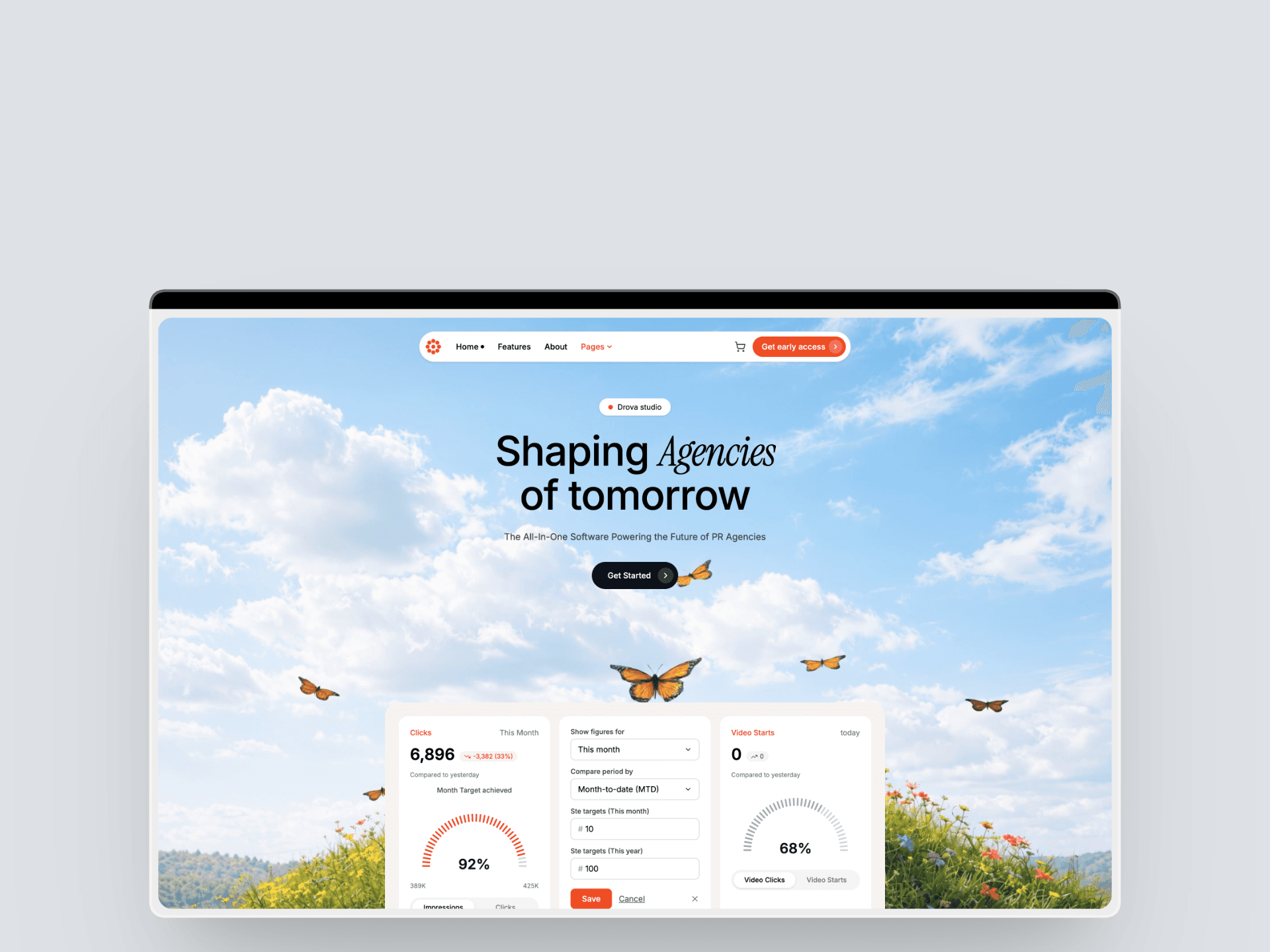 Agency Landing Page